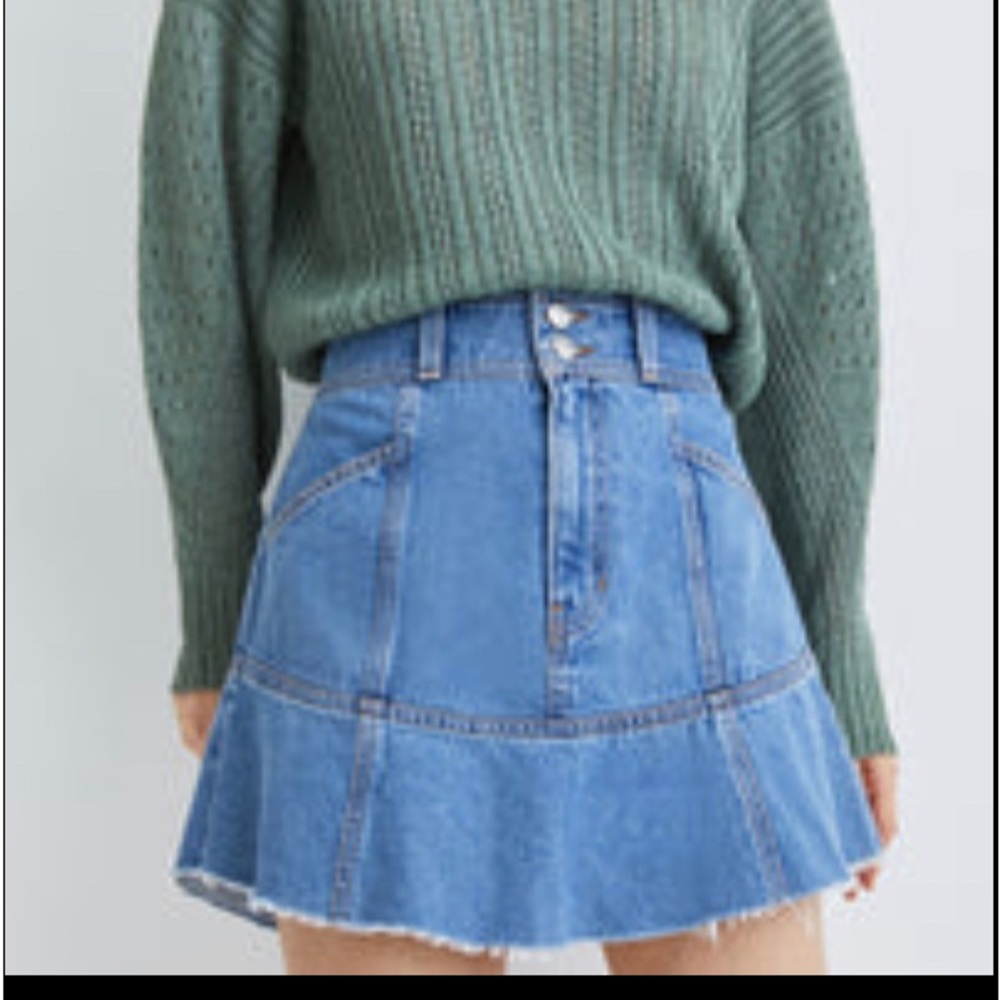 Veronica beard Jean skirt